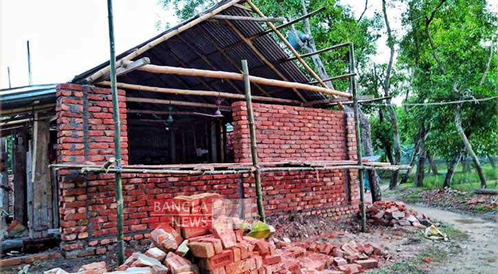 অর্থ-সংকটে বন্ধ হয়ে গেল মসজিদের নির্মাণকাজ