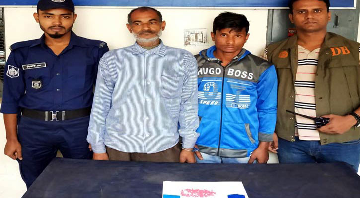 বগুড়ায় মাদকবিরোধী অভিযানে ইয়াবাসহ আটক ২