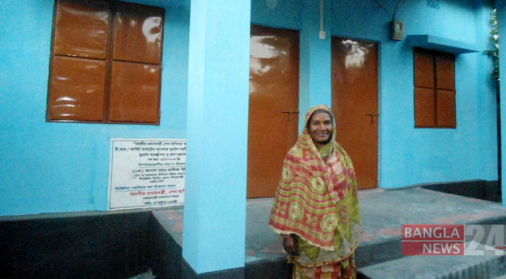 ডিমলায় দুর্যোগ সহনীয় বাসগৃহ পেয়ে আনন্দিত ৩৬ পরিবার