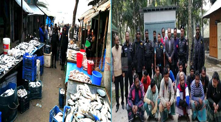 ২০০ মণ জাটকাসহ আটক ১২