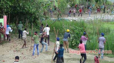 দিরাইয়ে দু’পক্ষের সংঘর্ষে গুলিবিদ্ধ হয়ে নিহত ১