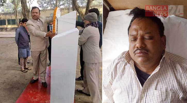 জুতা পায়ে বিজয়স্তম্ভে অধ্যক্ষ, পিটুনি খেয়ে হাসপাতালে