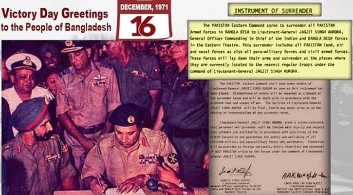 বিজয় দিবসে ভারতীয় হাইকমিশনের শুভেচ্ছা