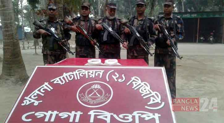 যশোরের শার্শা সীমান্তে ১০ কেজি রুপা জব্দ