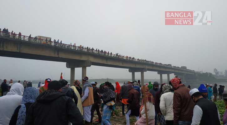 আখেরি মোনাজাতে অংশ নিতে টঙ্গীমুখী মুসল্লিদের স্রোত