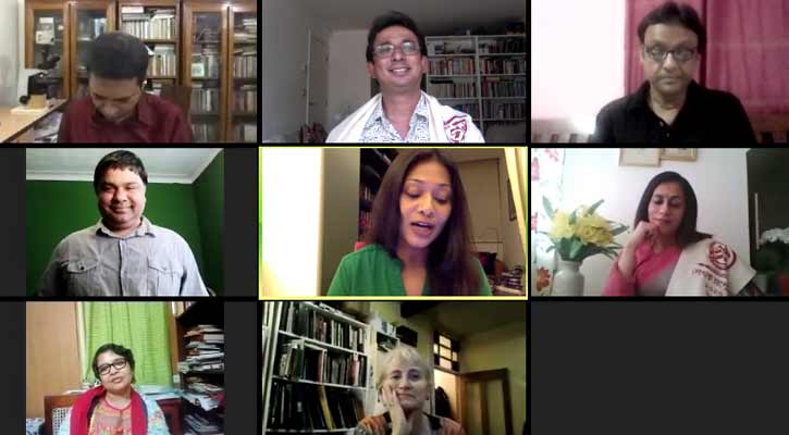 গ্রন্থীর ফেসবুক লাইভে বিভিন্ন ভাষার কবিদের অভূতপূর্ব সম্মিলন