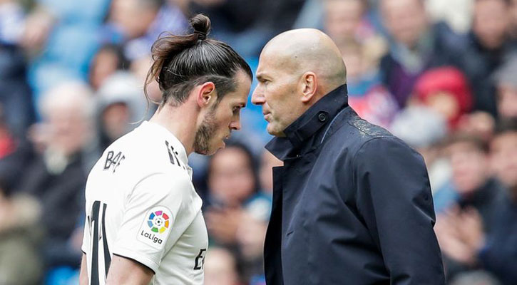 ম্যানসিটির বিপক্ষে ম্যাচেও বেলকে রাখেননি জিদান