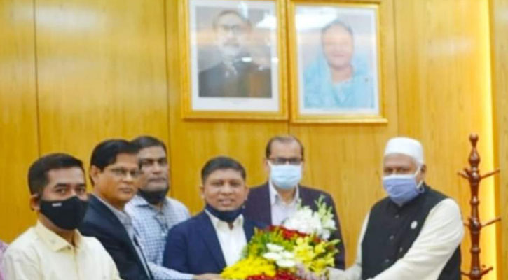 ধর্ম প্রতিমন্ত্রীর সঙ্গে আহলে সুন্নাত ওয়াল জামা’আত নেতাদের সাক্ষাৎ