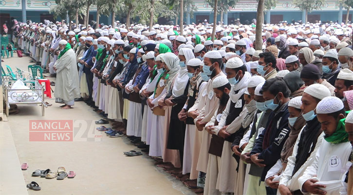 পোরশার বড় হুজুরের দাফন সম্পন্ন