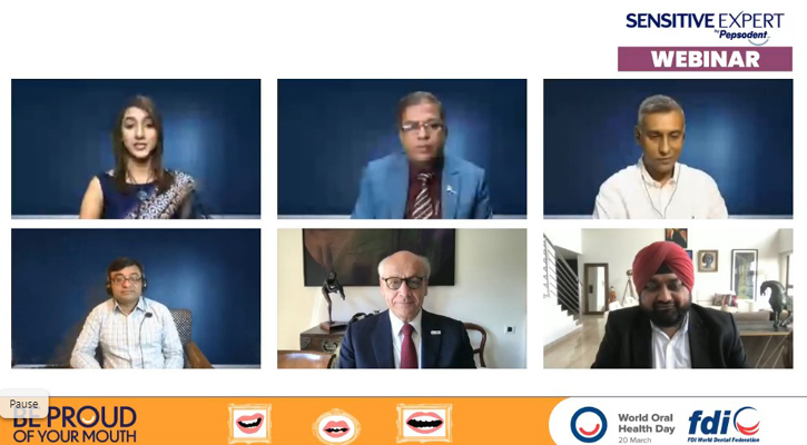 সেনসিটিভ এক্সপার্ট বাই পেপসোডেন্ট-এর উদ্যোগে ওয়েবিনার