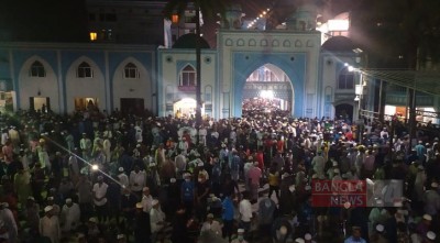 ভাগ্য রজনীতে সিলেটে মসজিদগুলোতে মুসল্লিদের ঢল