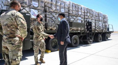 বাংলাদেশের পথে যুক্তরাষ্ট্রের কোভিড প্রতিরোধ সামগ্রী