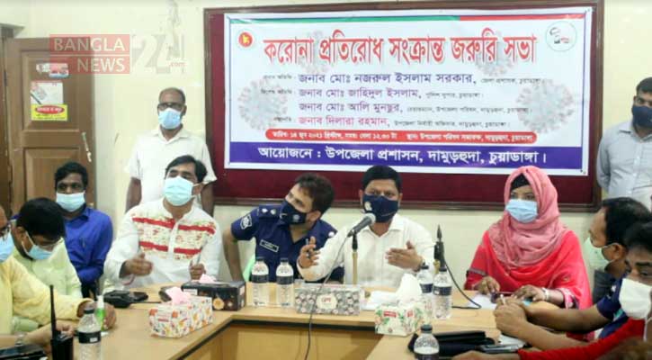 দামুড়হুদা উপজেলায় ১৪ দিনের ‘লকডাউন’ 