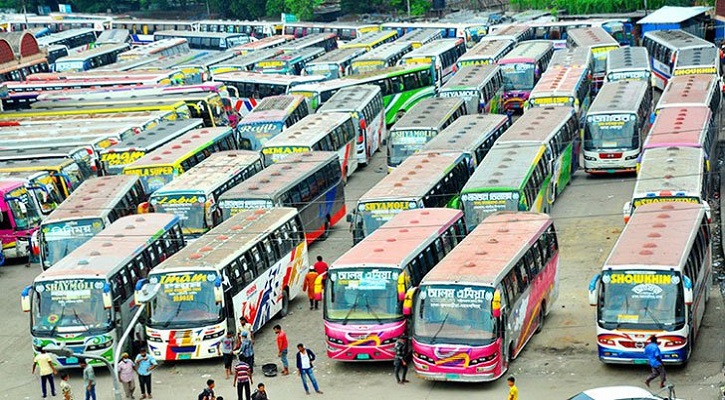 বরিশাল-খুলনাসহ ৭ রুটে বাস চলাচল বন্ধ