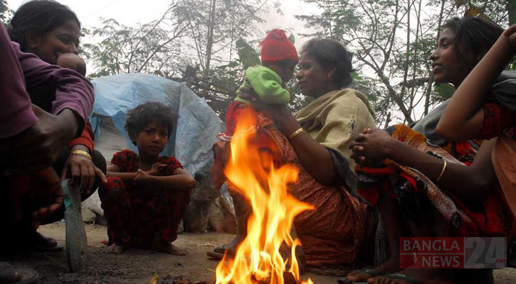 পৌষের শীতেই জবুথবু রাজশাহীর মানুষ