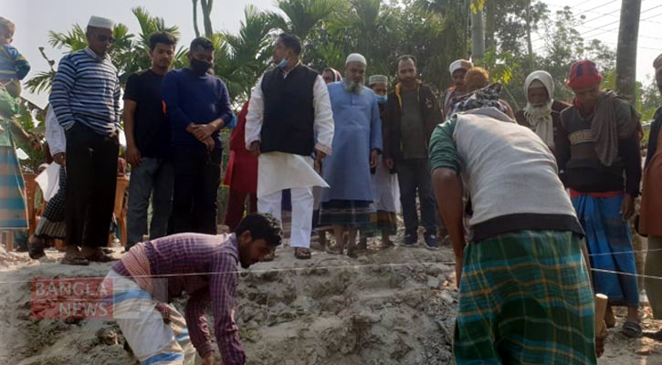 আল-গফ্ফার জামে মসজিদ পুনঃনির্মাণ কাজের উদ্বোধন