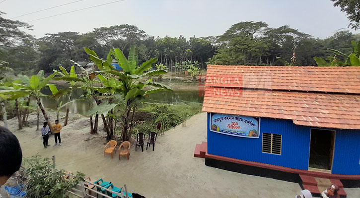 নীলচকে টালির তৈরি ইকো মসজিদ