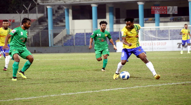 প্রথম ম্যাচে ৩-৩ গোলে সমতা রহমতগঞ্জ-শেখ জামালের