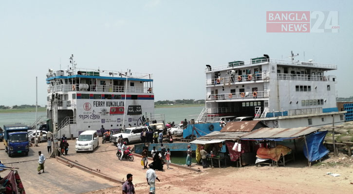 বাংলাবাজার-শিমুলিয়া রুটে ২৪ ঘণ্টা চলবে ফেরি