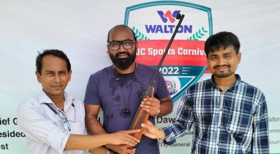 শুটিংয়ে চ্যাম্পিয়ন আবীর