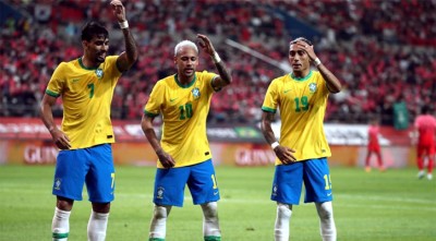 নেইমারের জোড়া গোলে দ.কোরিয়াকে উড়িয়ে দিল ব্রাজিল