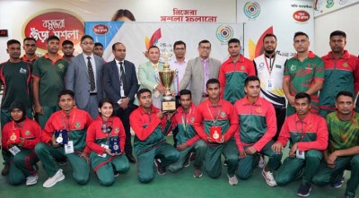 বসুন্ধরা গুঁড়া মশলার পৃষ্ঠপোষকতায় ২৫তম আন্তঃক্লাব শ্যুটিং প্রতিযোগিতা সম্পন্ন