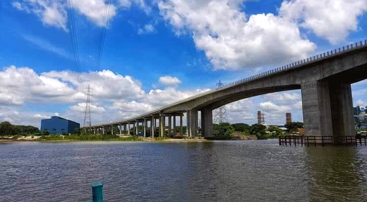 শীতলক্ষ্যায় নাসিম ওসমান সেতুর কাজ শেষ পর্যায়ে