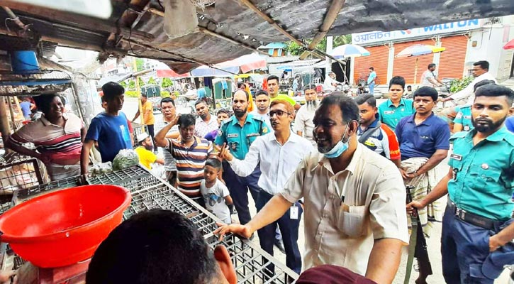 মুরগির দাম ১০ টাকা বেশি নিয়ে জরিমানা দিলেন ১০ হাজার! 