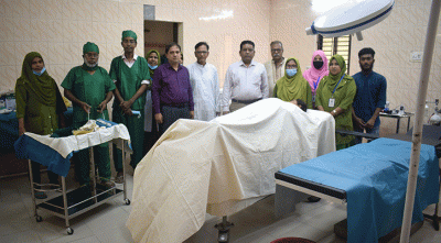 ৪১ বছর পর কামারখন্দ উপজেলা স্বাস্থ্য কমপ্লেক্সে অস্ত্রোপচার শুরু