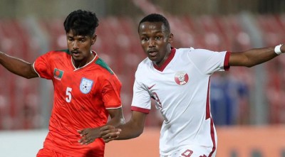 কাতারের বিপক্ষে বড় হার যুবাদের