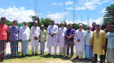 মিরসরাইয়ে মসজিদ নির্মাণে অনুদান দিলেন কেন্দ্রীয় যুবলীগ নেতা এলিট