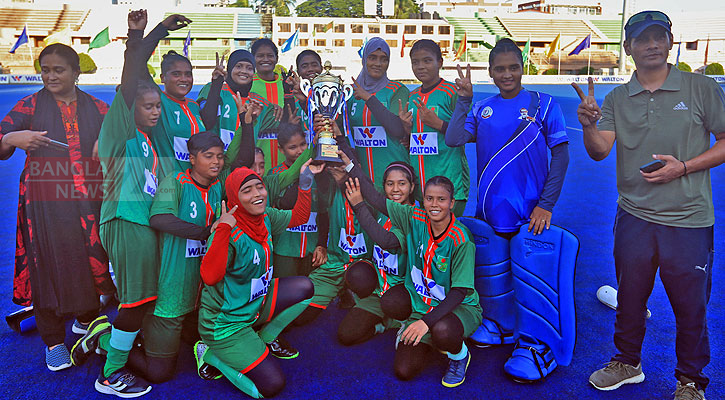 ডেভেলপমেন্ট কাপ হকিতে চ্যাম্পিয়ন সবুজ দল