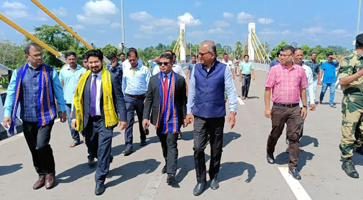 মুহুরীচর পরিদর্শন করলেন সহকারী হাই কমিশনের প্রতিনিধির দল