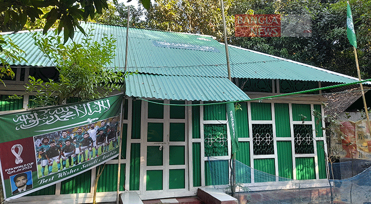 বাড়ি তো নয়, যেন সৌদি আরবের পতাকা!