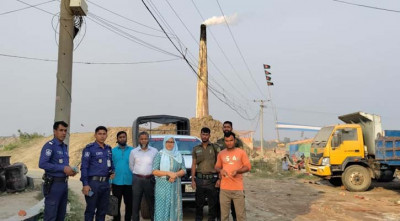 সিরাজদিখানে ৩ ইটভাটাকে জরিমানা