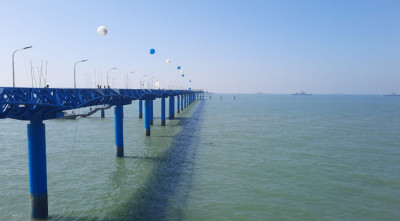 প্রধানমন্ত্রীর জন্য প্রস্তুত আন্তর্জাতিক ফ্লিট রিভিউয়ের উদ্বোধনস্থল 