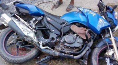 বীরগঞ্জে কাভার্ডভ্যানের ধাক্কায় বাইকার নিহত 
