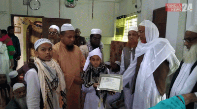 ৯ মাসে কোরআনের হাফেজ হলো শিশু আব্দুর রহমান