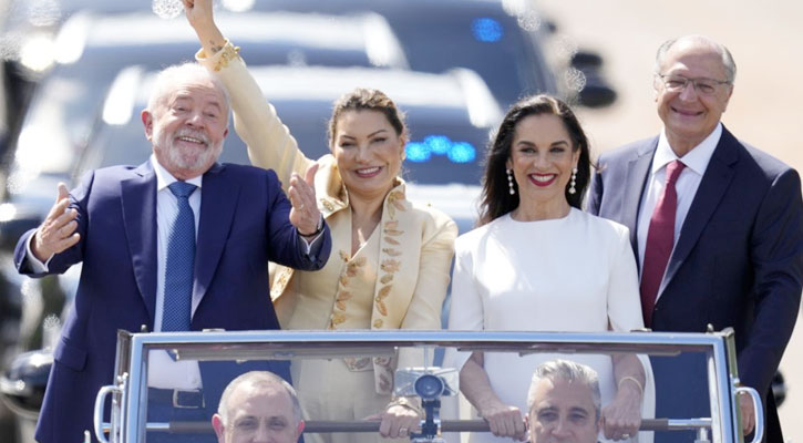 ব্রাজিলের প্রেসিডেন্ট হিসেবে শপথ নিলেন লুলা