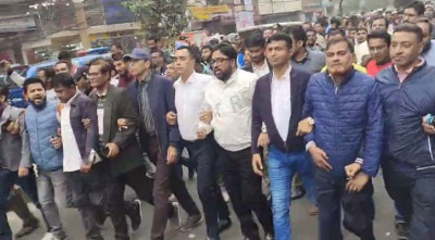 নয়াপল্টনে বিএনপি নেতাকর্মীদের বিক্ষোভ