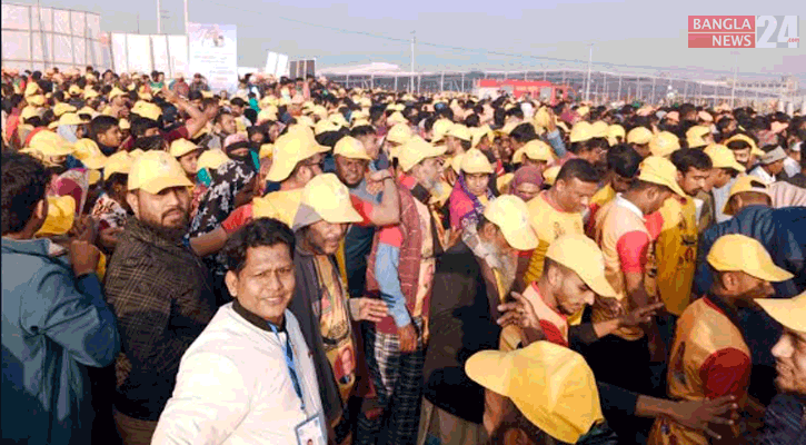রূপগঞ্জে প্রধানমন্ত্রীর সমাবেশস্থল নেতাকর্মীতে পূর্ণ