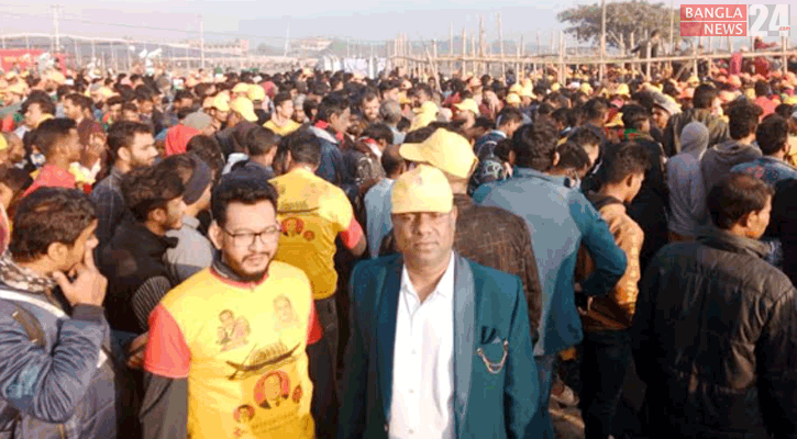 প্রধানমন্ত্রীর সমাবেশে আ. লীগ নেতাকর্মীদের মিছিল, শো-ডাউন