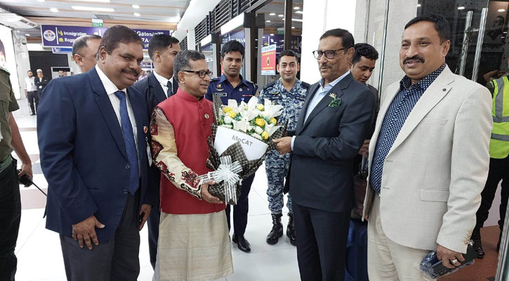 স্বাস্থ্য পরীক্ষা শেষে দেশে ফিরলেন ওবায়দুল কাদের 