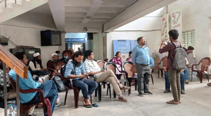 ভাসানী বিশ্ববিদ্যালয়ে শিক্ষকদের অবস্থান কর্মসূচি অব্যাহত