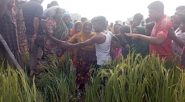 নিখোঁজের ১০ ঘণ্টা পর ধান ক্ষেতে মিললো কিশোরের মরদেহ 