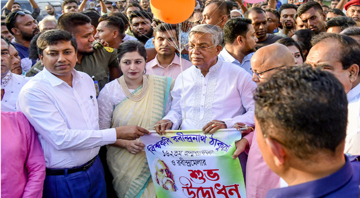 রবীন্দ্র জন্মজয়ন্তীতে শ্বশুরবাড়িতে ৩ দিনের অনুষ্ঠান শুরু