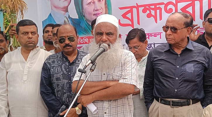 বিএনপির আন্দোলন অহিংস: ব্রাহ্মণবাড়িয়ায় মনিরুল হক