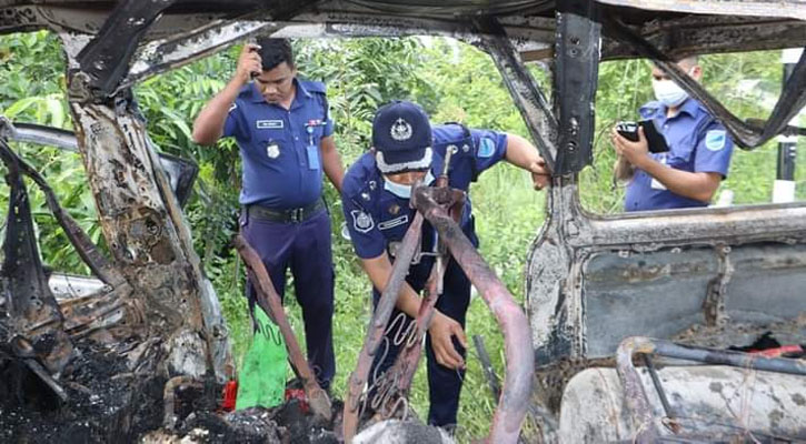 যেভাবে শনাক্ত হলো পুড়ে যাওয়া ৭ লাশের পরিচয়