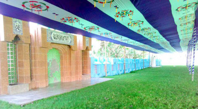 রাজশাহীতে ঈদের প্রধান জামাত হযরত শাহ মখদুম (রহ.) ঈদগাহে