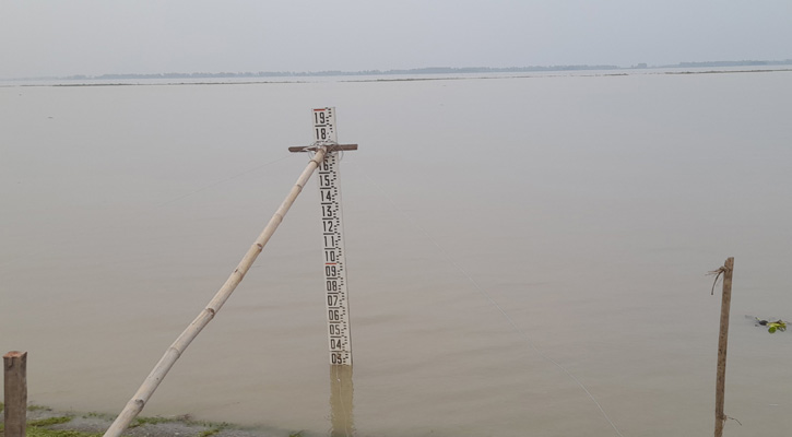 বাড়ছে যমুনার পানি, তলিয়ে যাচ্ছে সিরাজগঞ্জের নিম্নাঞ্চল